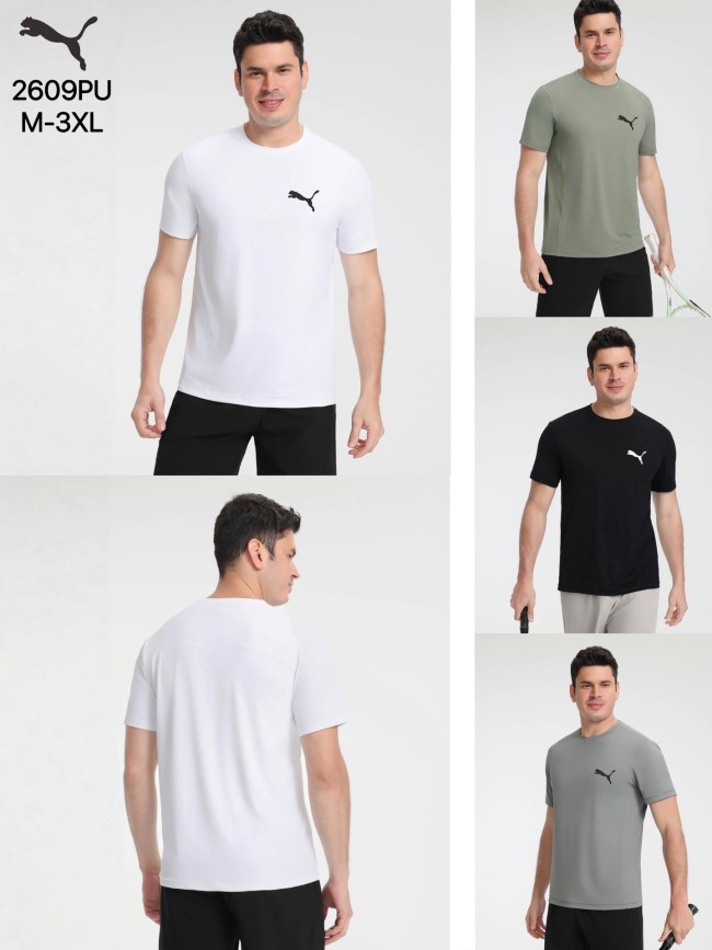 2609PU Men Sport Short Sleeve Tshirt