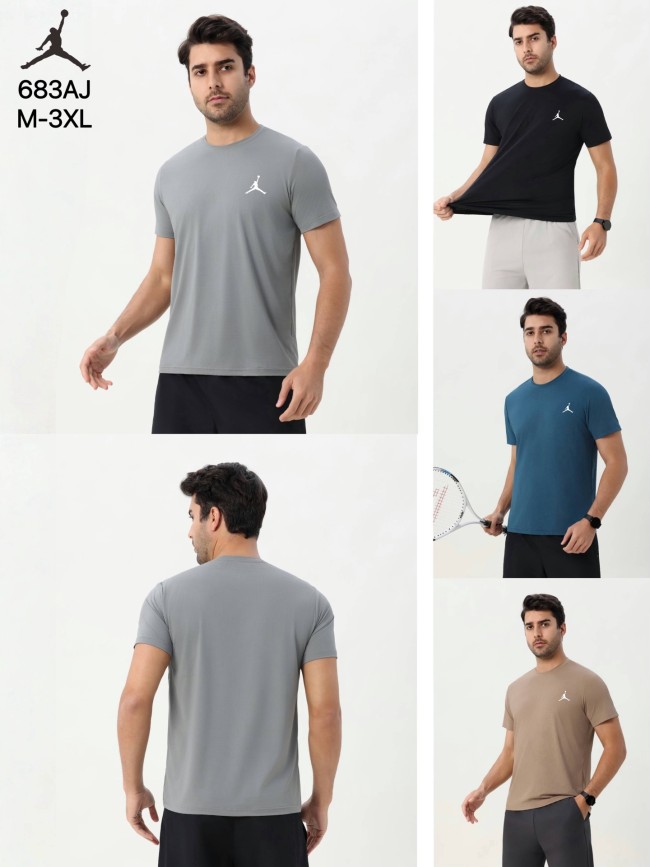 683 AJ Men Sport Short Sleeve Tshirt