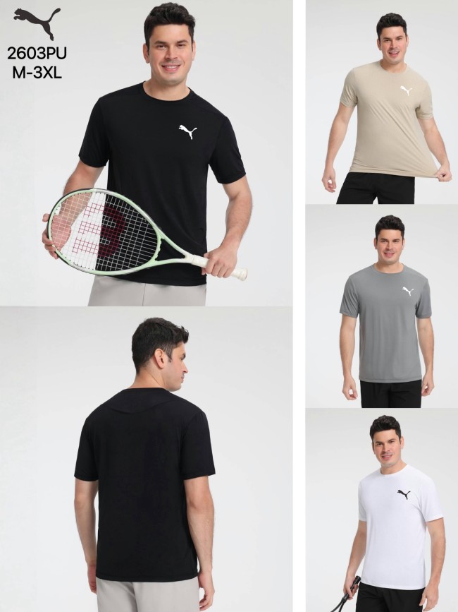 2603PU Men Sport Short Sleeve Tshirt