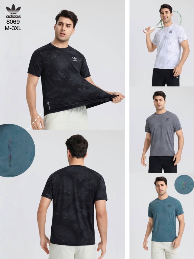 8069 Men Sport Short Sleeve Tshirt