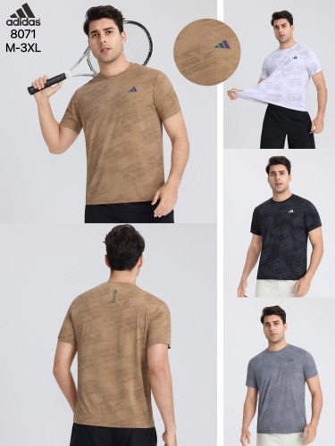 8071 Men Sport Short Sleeve Tshirt
