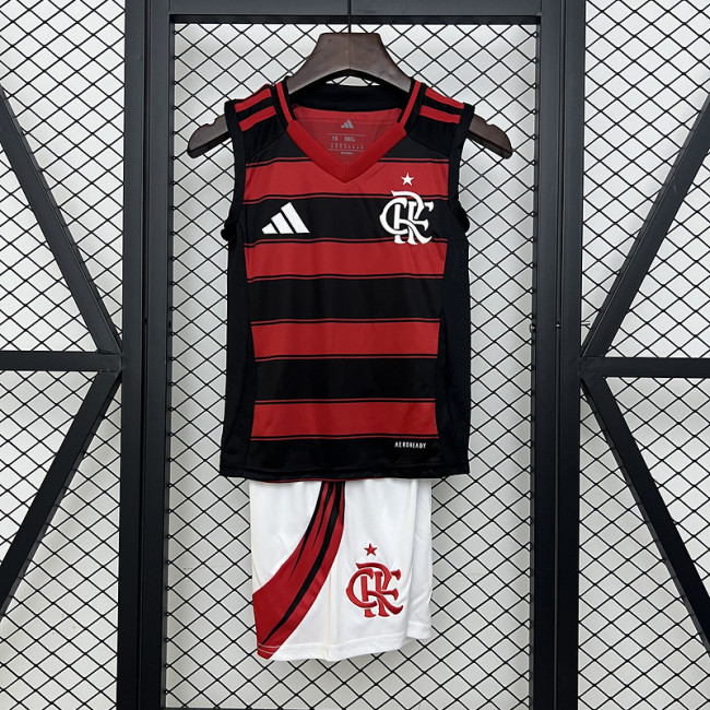 25∕26 kids vest Flamengo home size︰ 16-28(8D1A)
