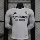 Real Madrid Home LongSleeve Player Shirt