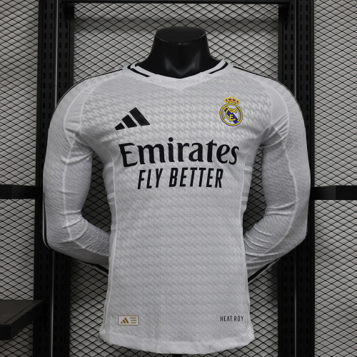 Real Madrid Home LongSleeve Player Shirt