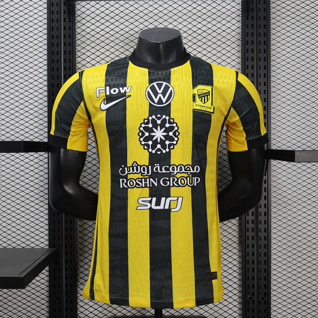 Al Ittihad Saudi Home Player Shirt