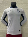 Inter Milan Away LongSleeve Player Shirt