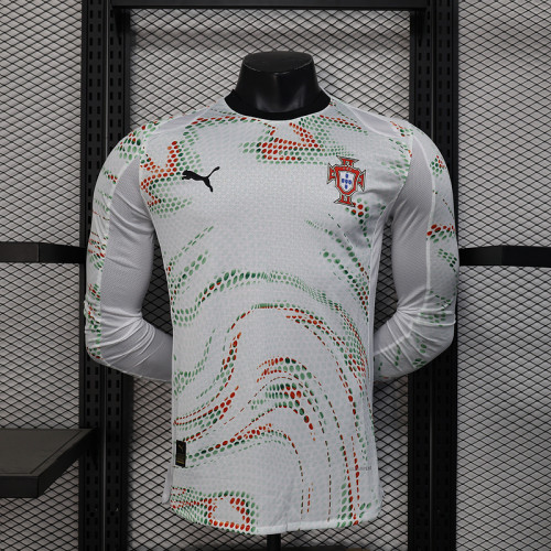 Portugal Away LongSleeve Player Shirt