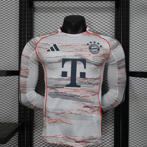 Bayern München Away LongSleeve Player Shirt