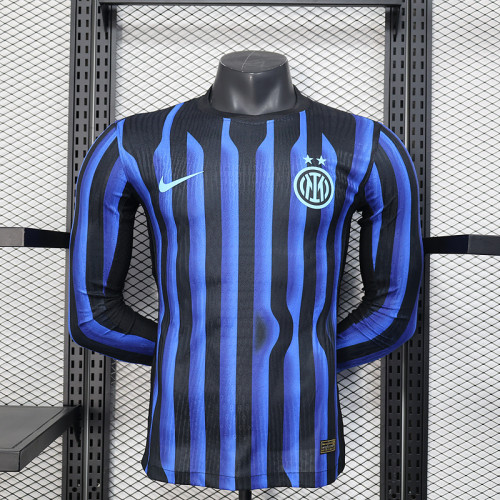 Inter Milan Home LongSleeve Player Shirt