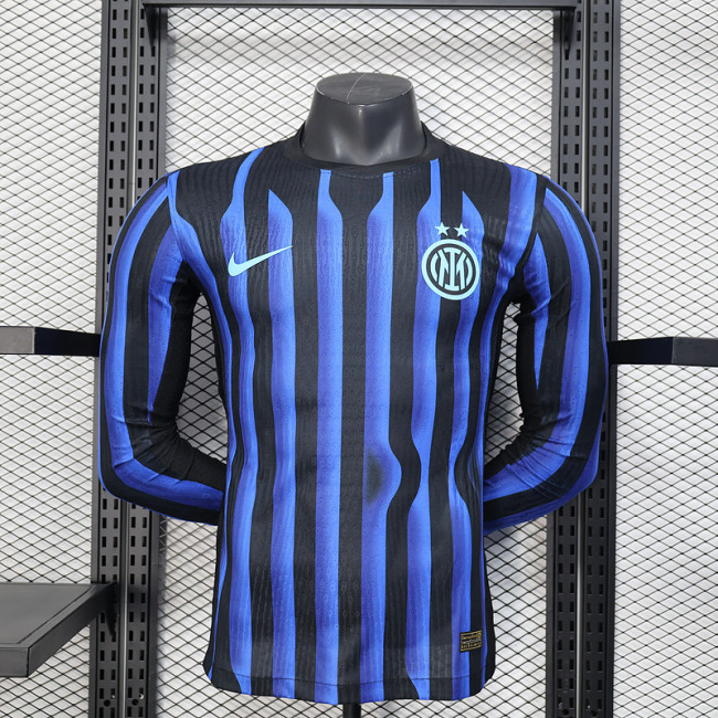 Inter Milan Home LongSleeve Player Shirt