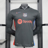Barcelona Away LongSleeve Player Shirt