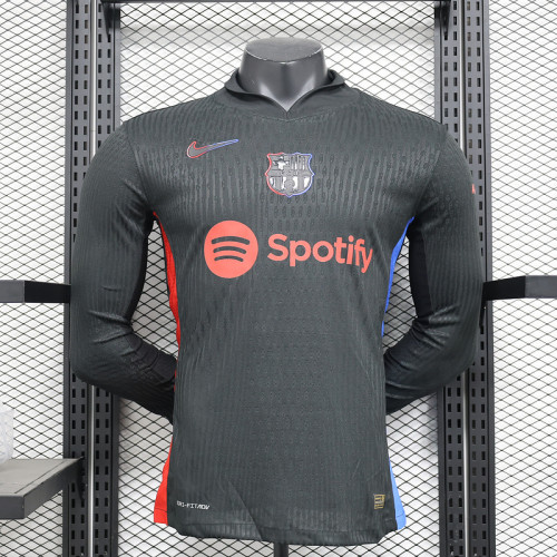 Barcelona Away LongSleeve Player Shirt