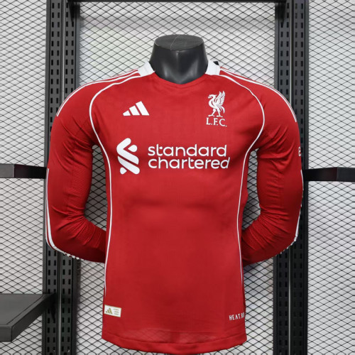 Liverpool Home LongSleeve Player Shirt