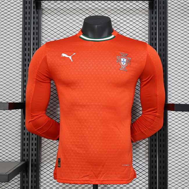 Portugal Home LongSleeve Player Shirt