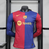 Barcelona Home LongSleeve Player Shirt