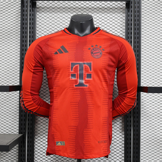 Bayern München Home LongSleeve Player Shirt