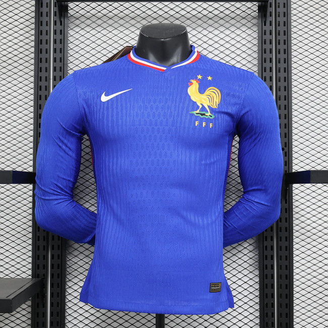 France Home LongSleeve Player Shirt