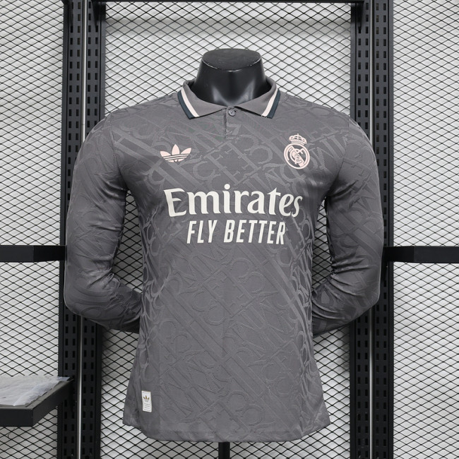 Real Madrid 3rd LongSleeve Player Shirt