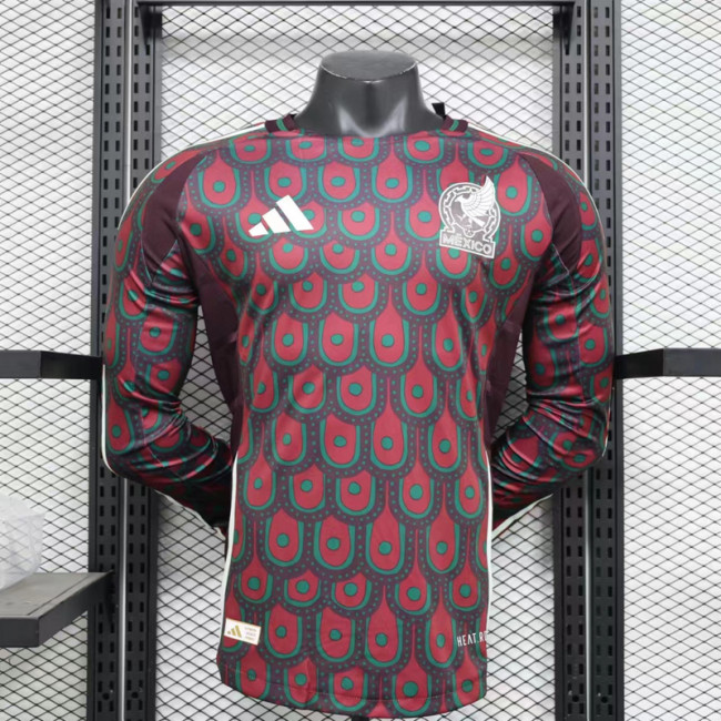 Mexico Home LongSleeve Player Shirt
