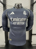 Real Madrid Away LongSleeve Player Shirt