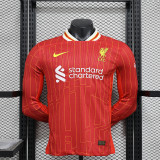 Liverpool Home LongSleeve Player Shirt