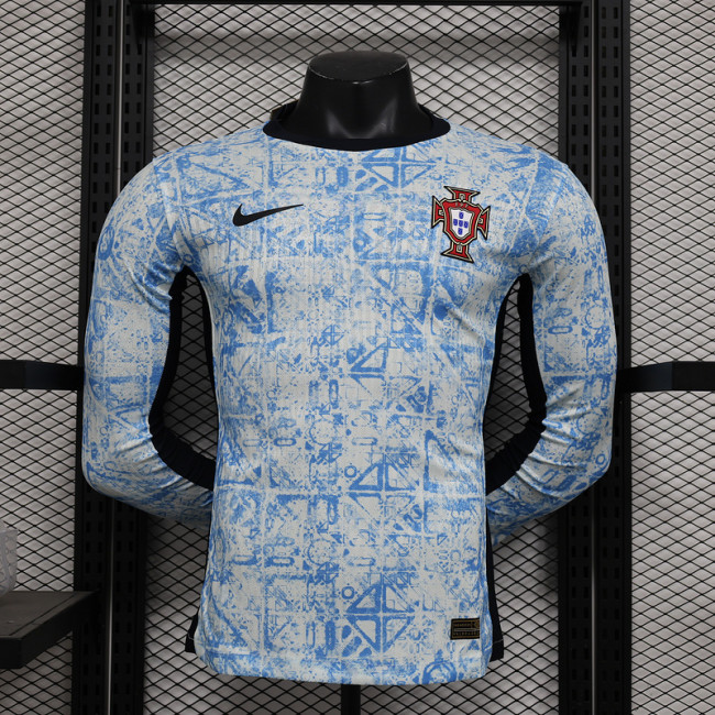 Portugal Away LongSleeve Player Shirt