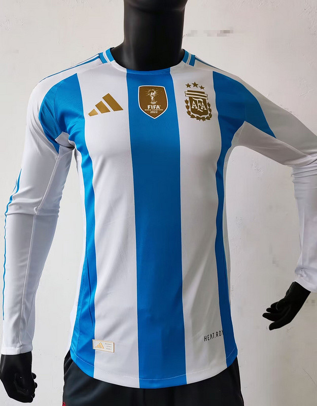 Argentina Home LongSleeve Player Shirt