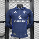 Manchester United Away LongSleeve Player Shirt