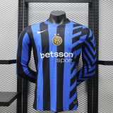 Inter Milan Home LongSleeve Player Shirt