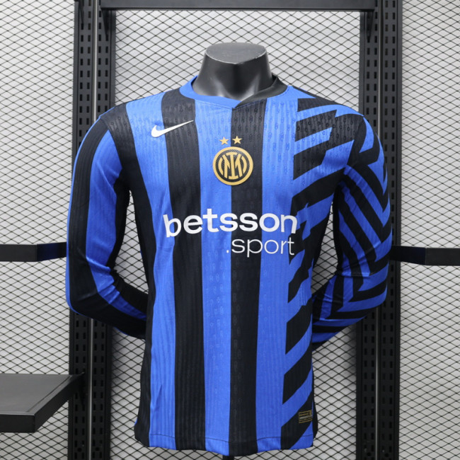 Inter Milan Home LongSleeve Player Shirt