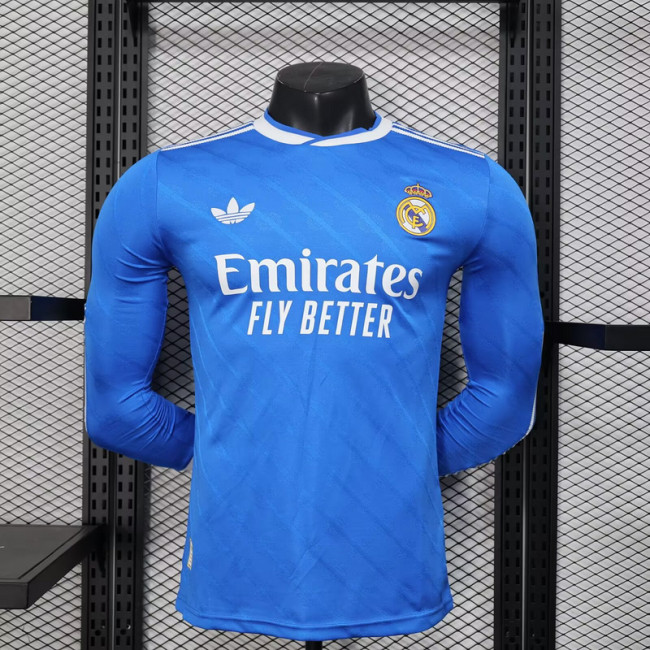 Real Madrid 3rd LongSleeve Player Shirt