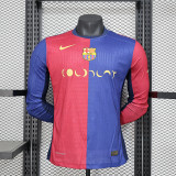 Barcelona Home LongSleeve Player Shirt