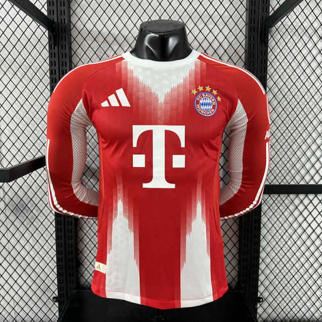 Bayern München Home LongSleeve Player Shirt