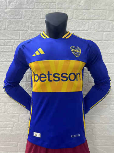Boca Home LongSleeve Player Shirt