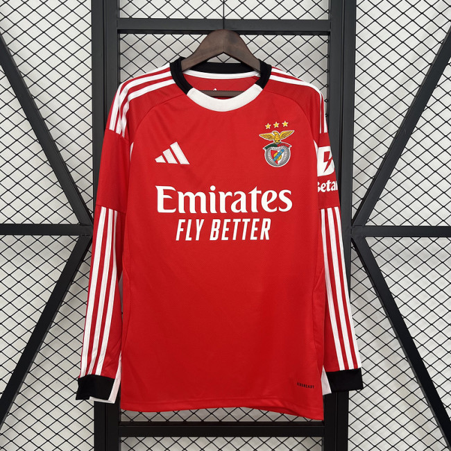 25∕26 Long sleeve Benfica home S-XXL(5839)