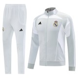 25 Real Madrid 07 Light Grey Jacket Suit