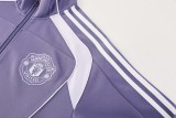 25 Manchester United 07 Purple Jacket Suit