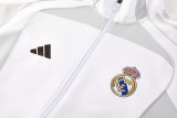 25 Real Madrid 07 White Jacket Suit