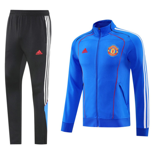 25 Manchester United 03 Royal Blue Jacket Suit