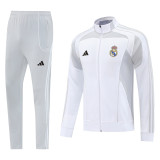 25 Real Madrid 07 White Jacket Suit