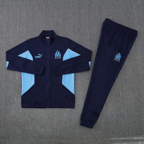 25 Olympique De Marseille 01 Navy Blue Jacket Suit