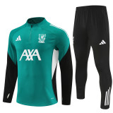 2526 Liverpool Green 1/4 Zipper Player Training Suit