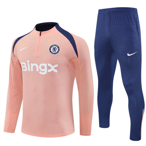 2526 Chelsea Light Pink 1/4 Zipper Player Training Suit