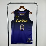 25 Season Lakers City Edition #6 James