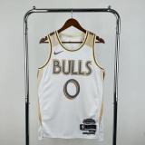 25 Season Bulls City Edition #0 White