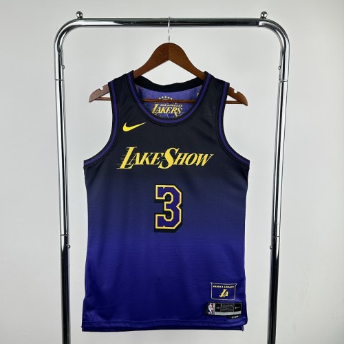 25 Season Lakers City Edition #3 Davis