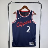 25 Season Clippers Away #2 Leonard