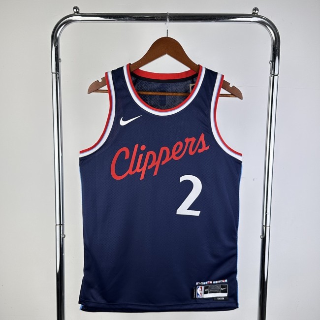 25 Season Clippers Away #2 Leonard