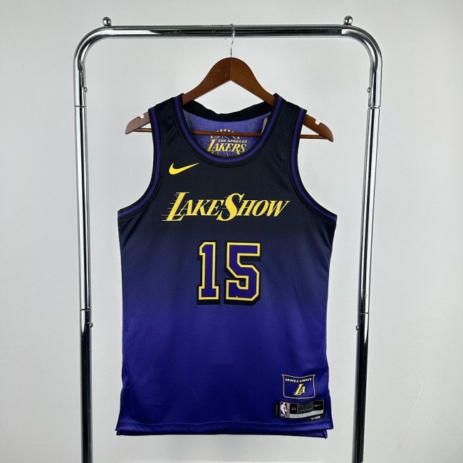 25 Season Lakers City Edition #15 Rivers