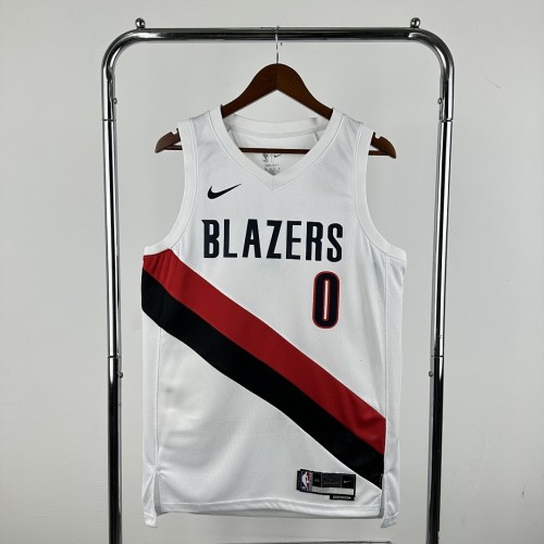 26 Season Trail Blazers Home #0 Lillard